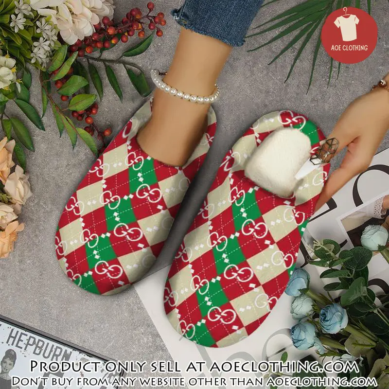 Gucci fleece slippers luxury inhouse slippers ihs1017 aoe2212522